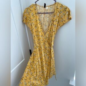 H&M yellow sundress